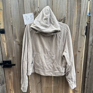 Lululemon Scuba Oversized Hoodie *Velvet Cord Riverstone Size XL/XXL